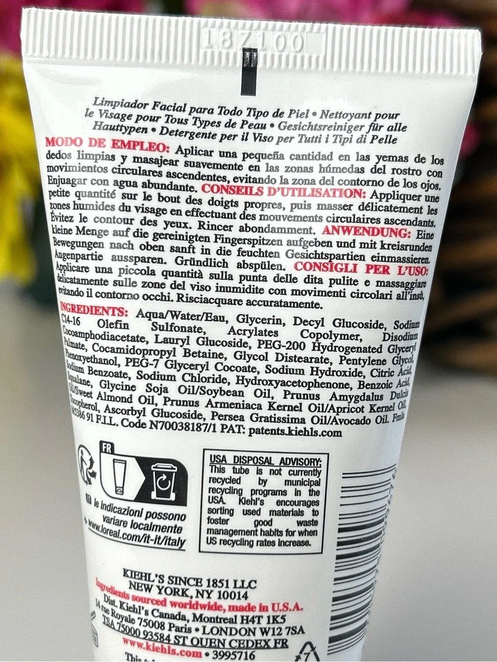 Kiehl's Ultra Facial Cleanser - For All Skin Types 2.5 oz New!